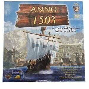 Anno 1503 Board Game Strategy Ships Explore Island Pioneer Colony Klaus Teuber